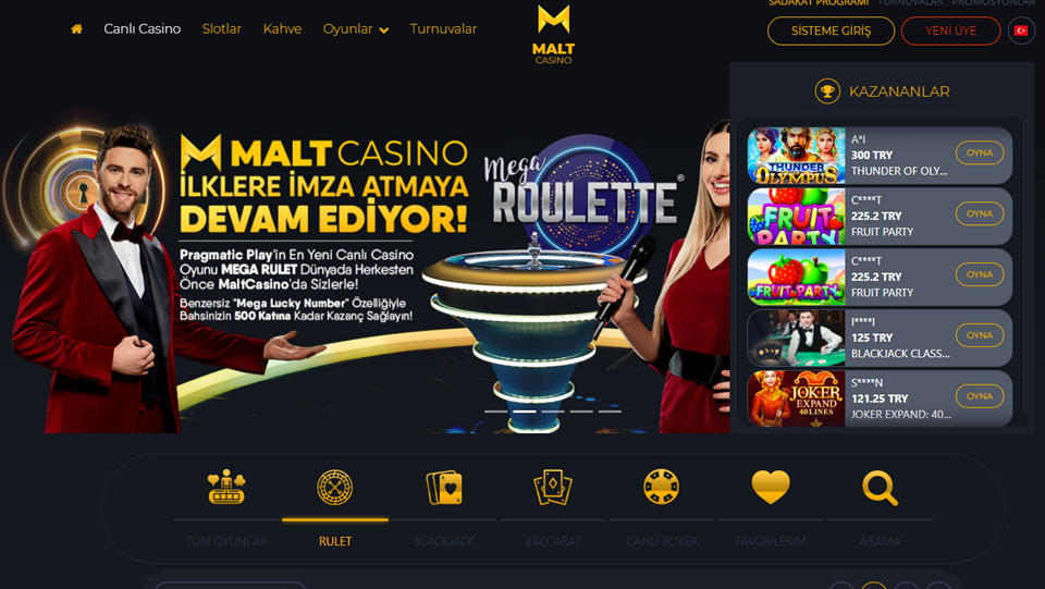 Maltcasino Canlı Rulet Sitesi